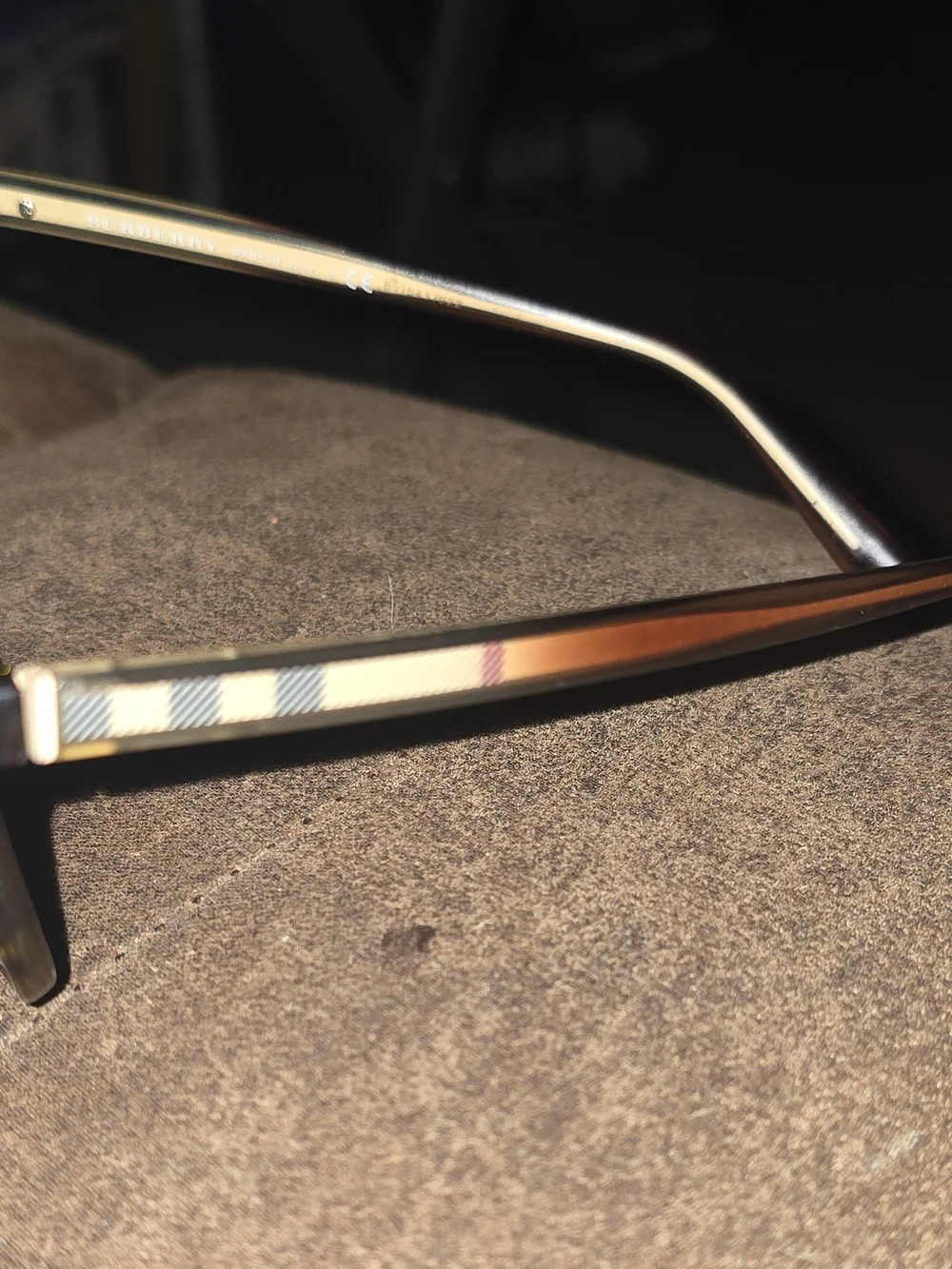 Authentic Burberry BE4254 Pilot Sunglasses Tortoiseshell Icon Stripe 58mm